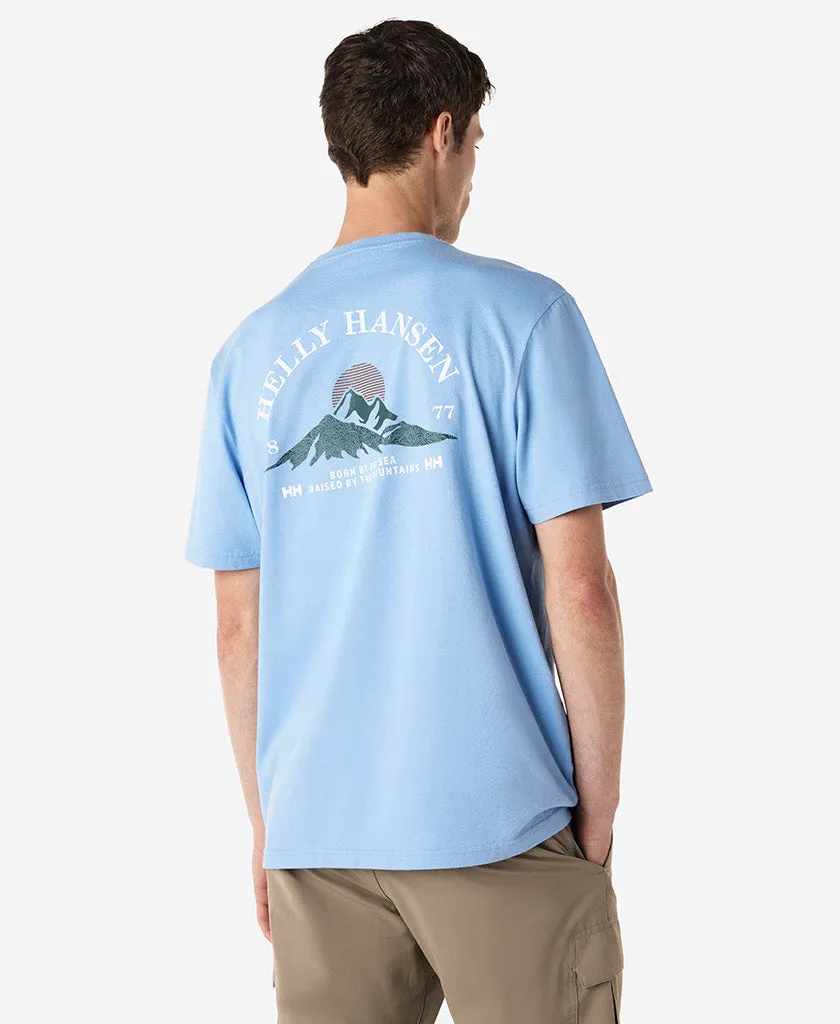 RANGELAND T-SHIRT, Bright Blue HighDensity Knit