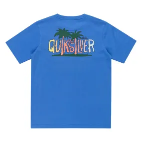 Double Chest Pocket Quiksilver Kids Ev Sunny Palms Short Sleeve T-Shirt