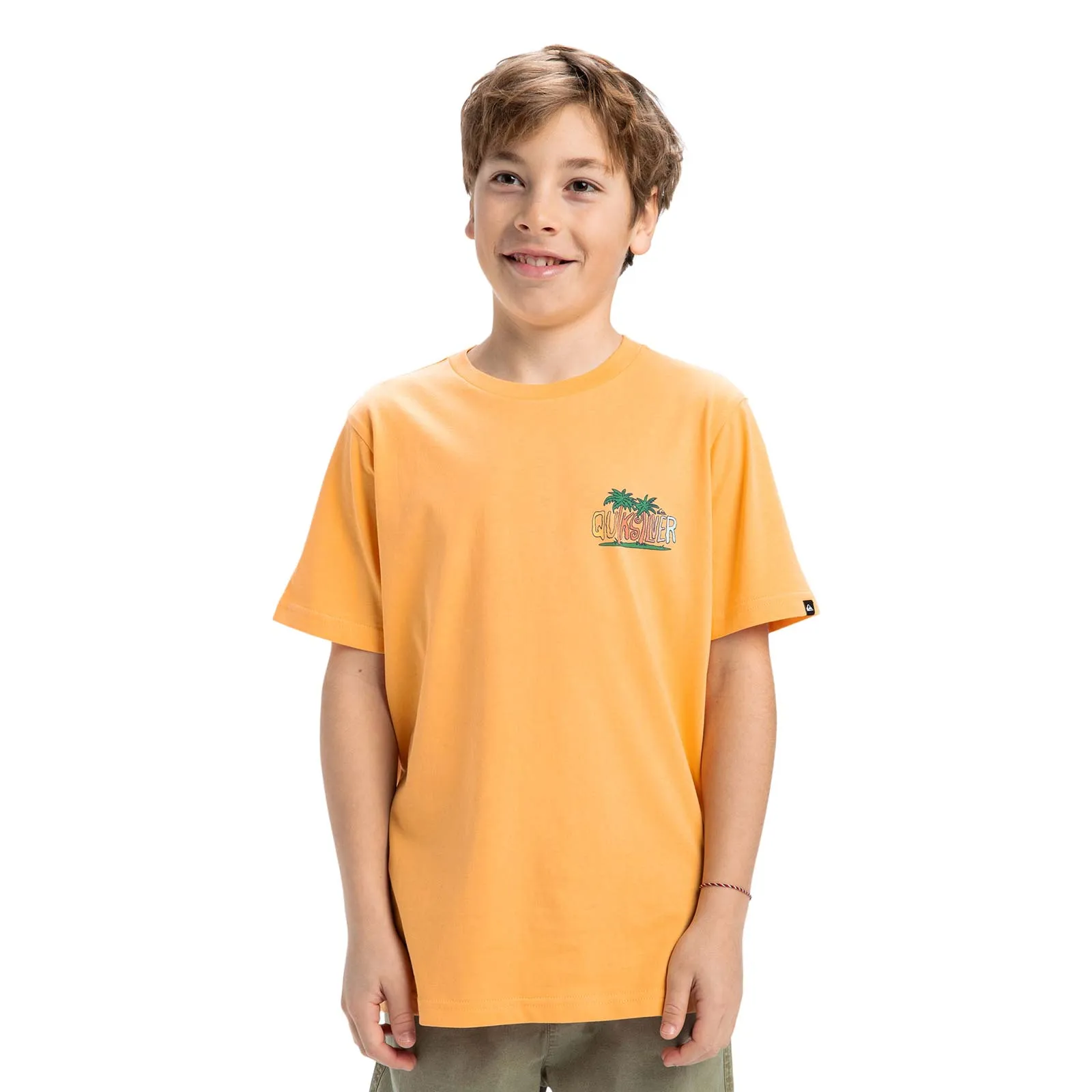 Quiksilver Kids Ev Sunny Palms Short Sleeve T-Shirt VentilatedMesh ResilientStretch