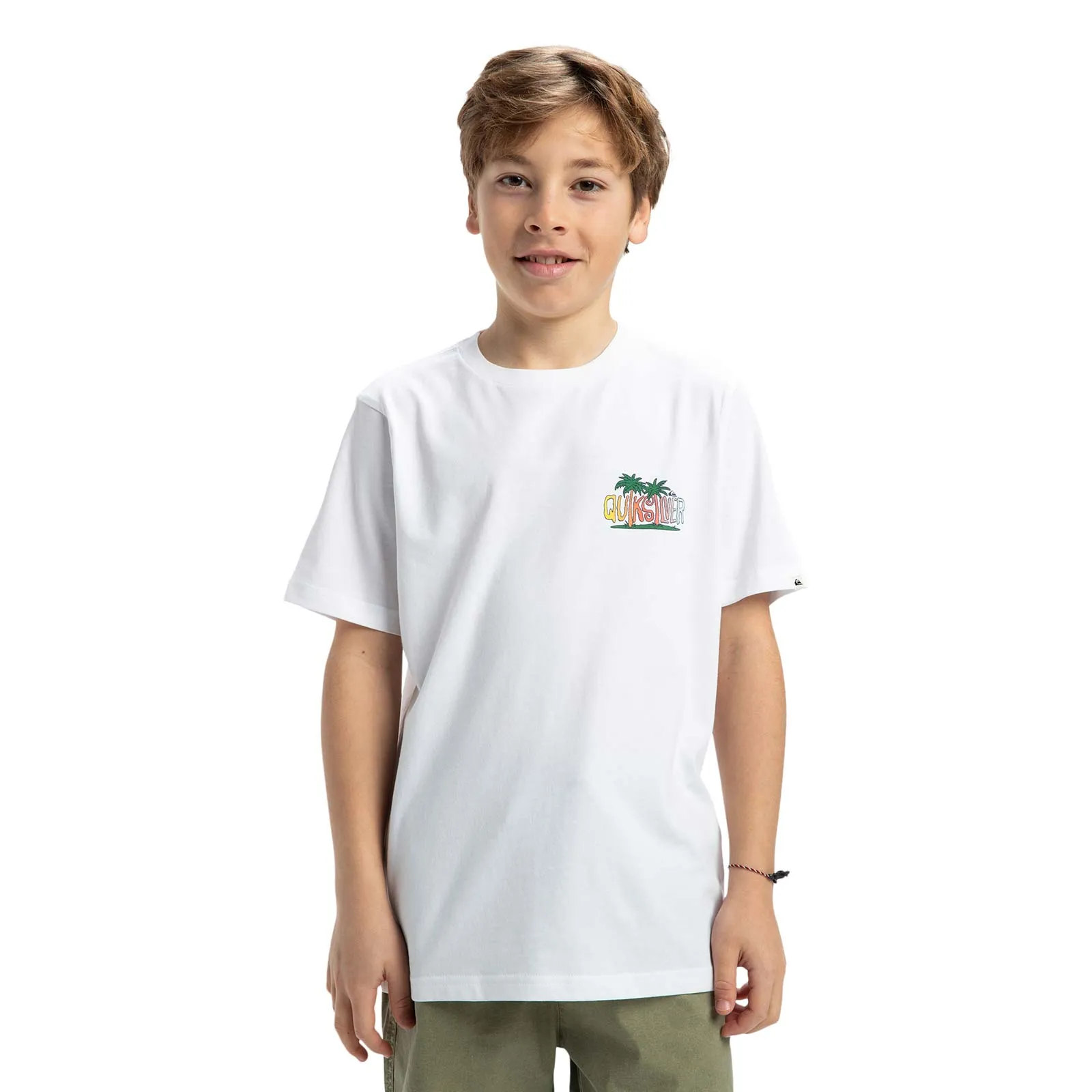 Quiksilver Kids Ev Sunny Palms Short Sleeve T-Shirt UV Protection