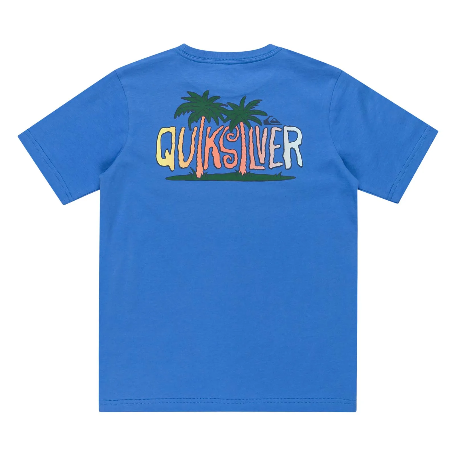 Double Chest Pocket Quiksilver Kids Ev Sunny Palms Short Sleeve T-Shirt