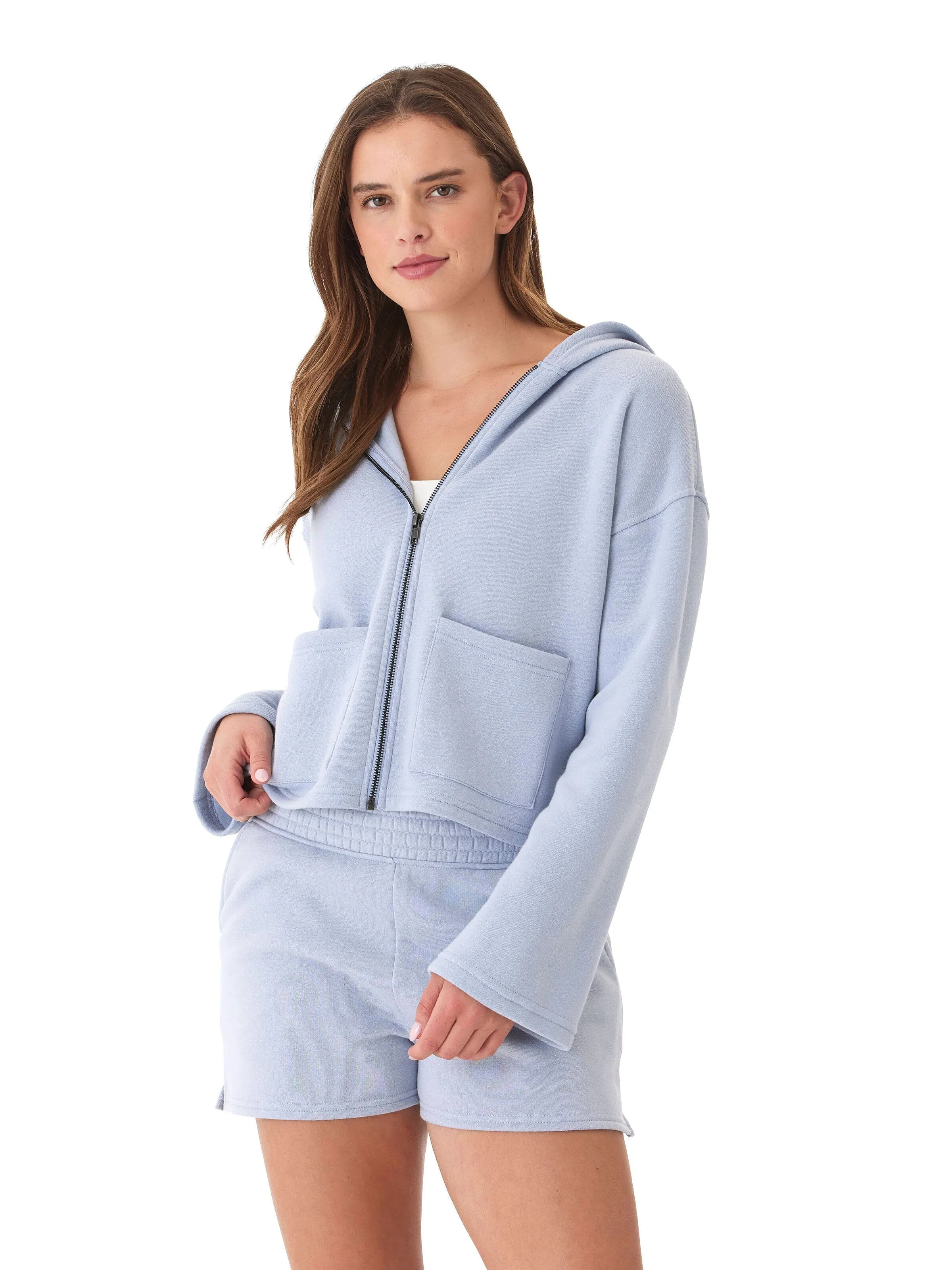 Urban Outdoor Look Raychelle Triblend Fleece Pocket Hoodie