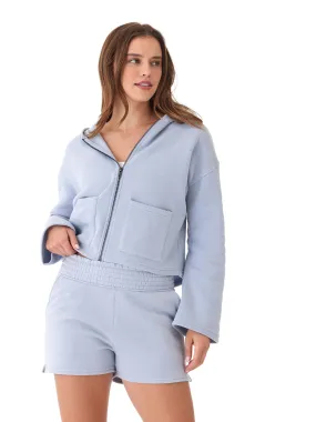 Smart Casual Piece Stylish Basics Raychelle Triblend Fleece Pocket Hoodie