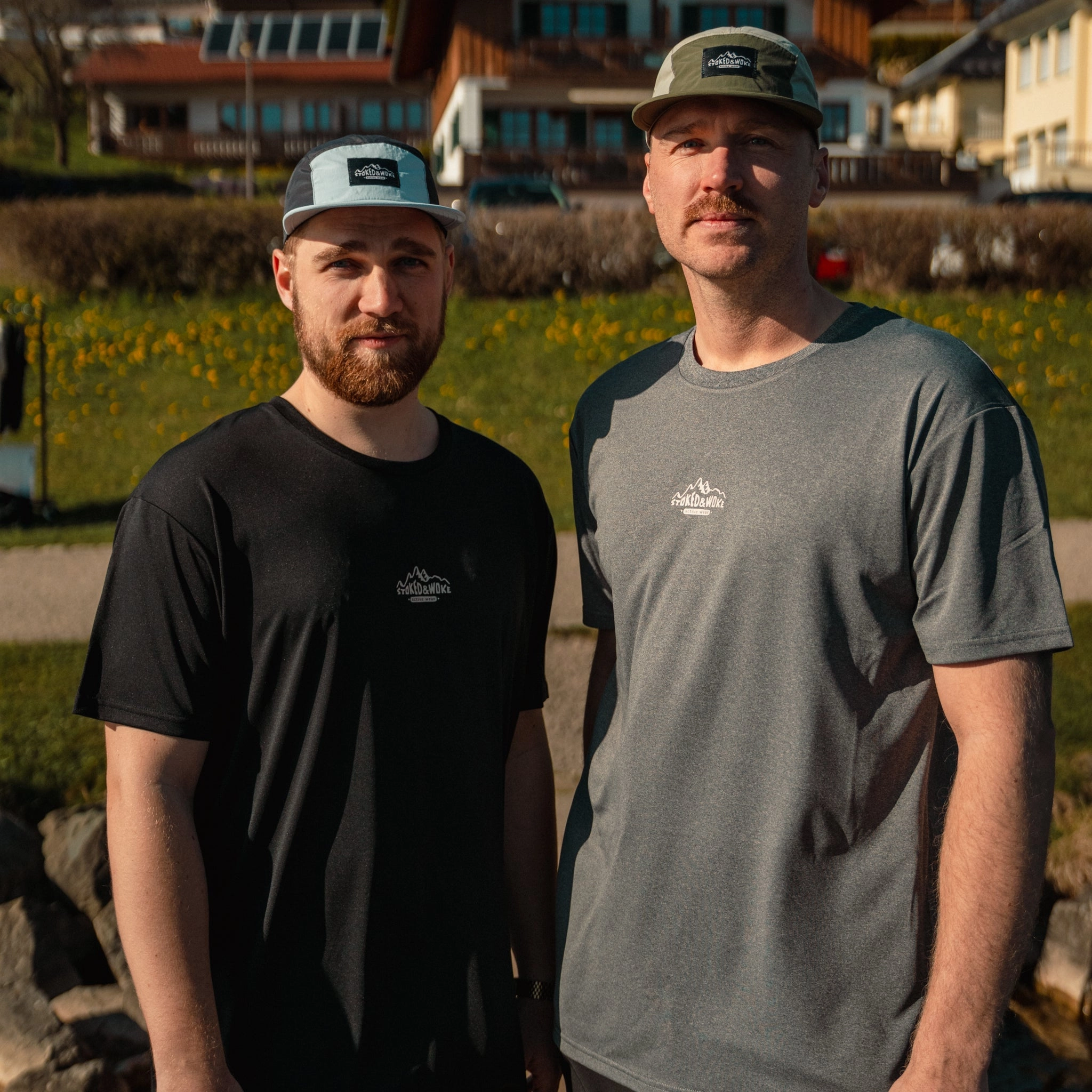 Recycled "Active" Tee in Black Casual All-Day Leisure Wear