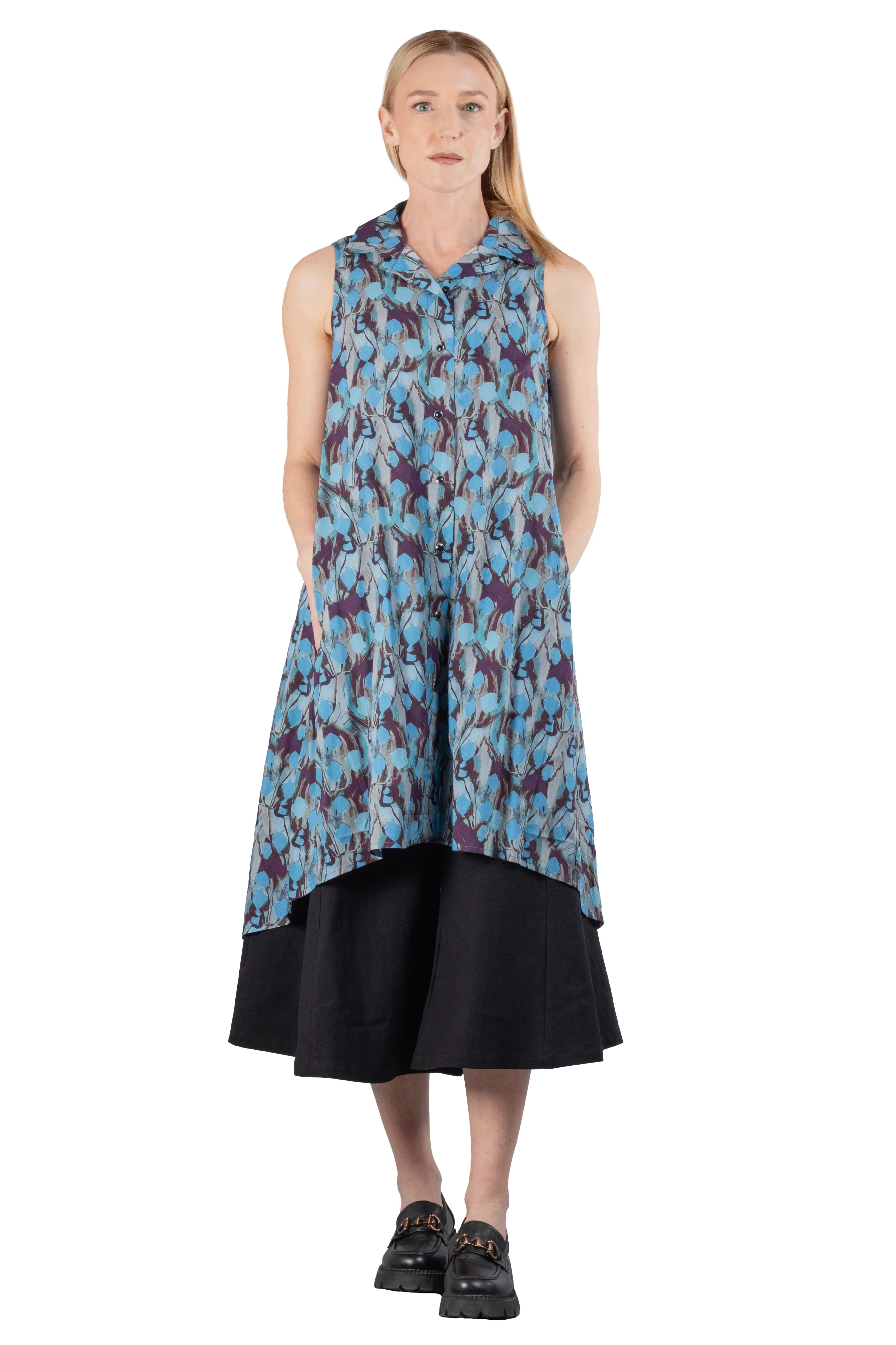 Layered Design Functional Comfort RED LABEL AMANDA Dress - Cotton