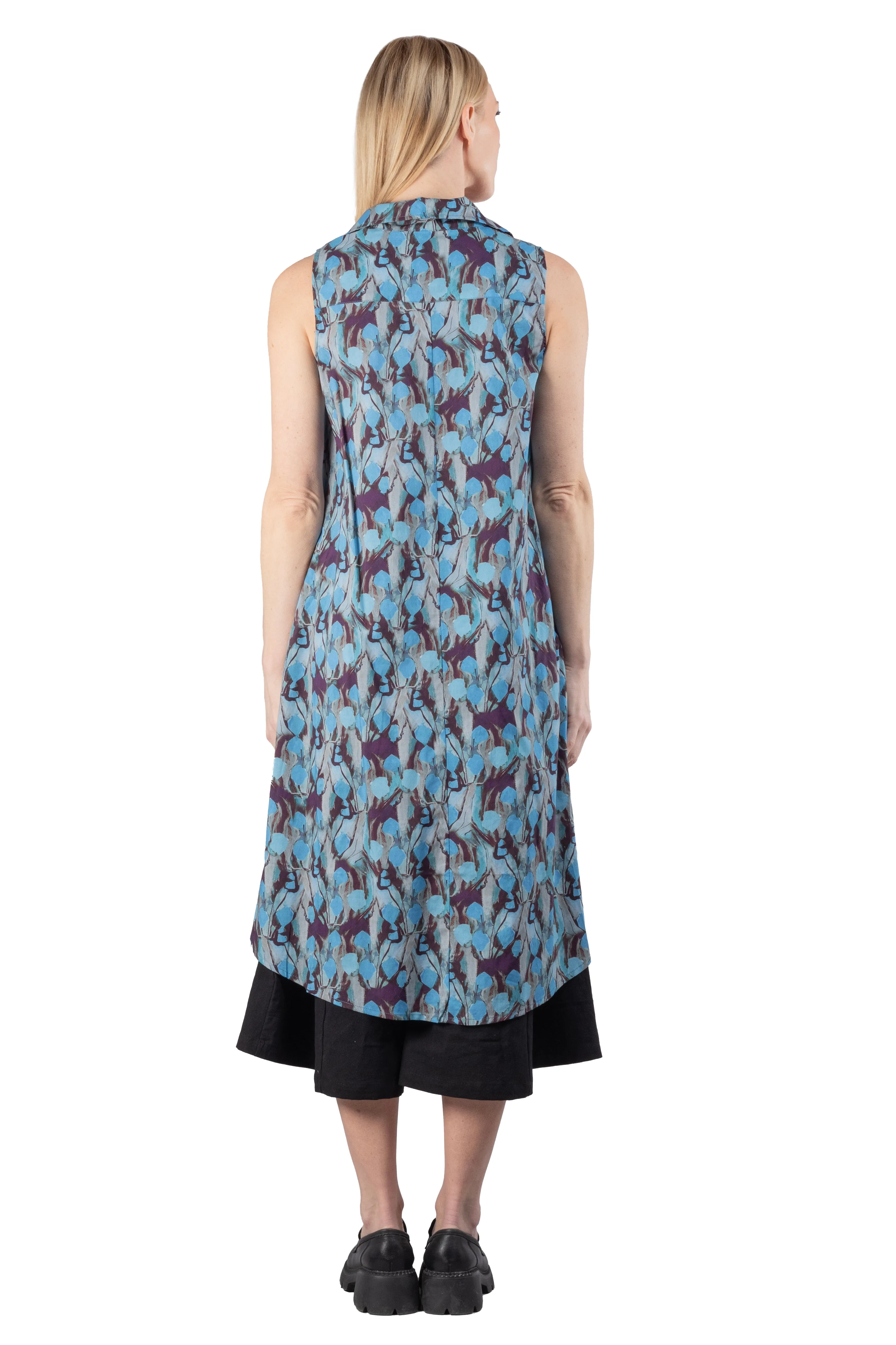 Edgy Twist Sleek and Simple RED LABEL AMANDA Dress - Cotton