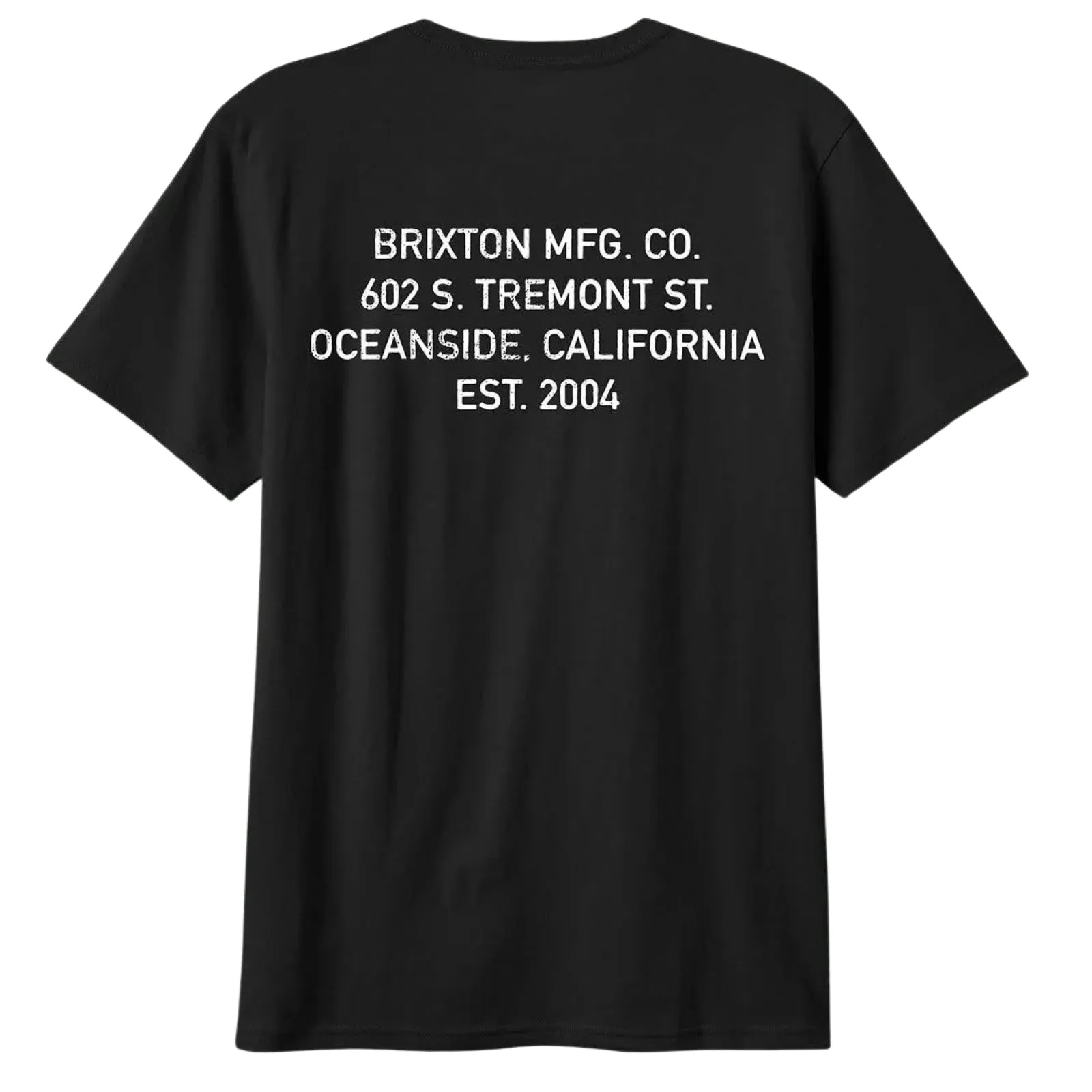 Ribbed Hem Finish FadeResistant Brixton Mens Gage Graphic Short Sleeve T-Shirt