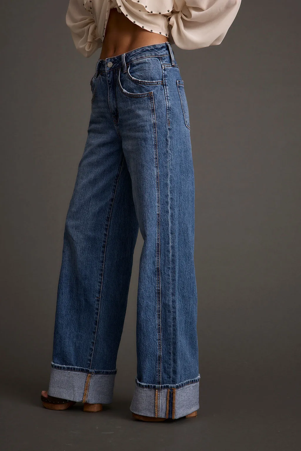 Easy Flex Design Ready For Action Presley Cuffed Straight Leg Denim