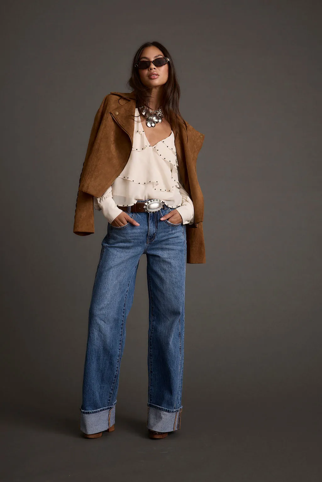 Weekend Ready Everyday Comfort Presley Cuffed Straight Leg Denim