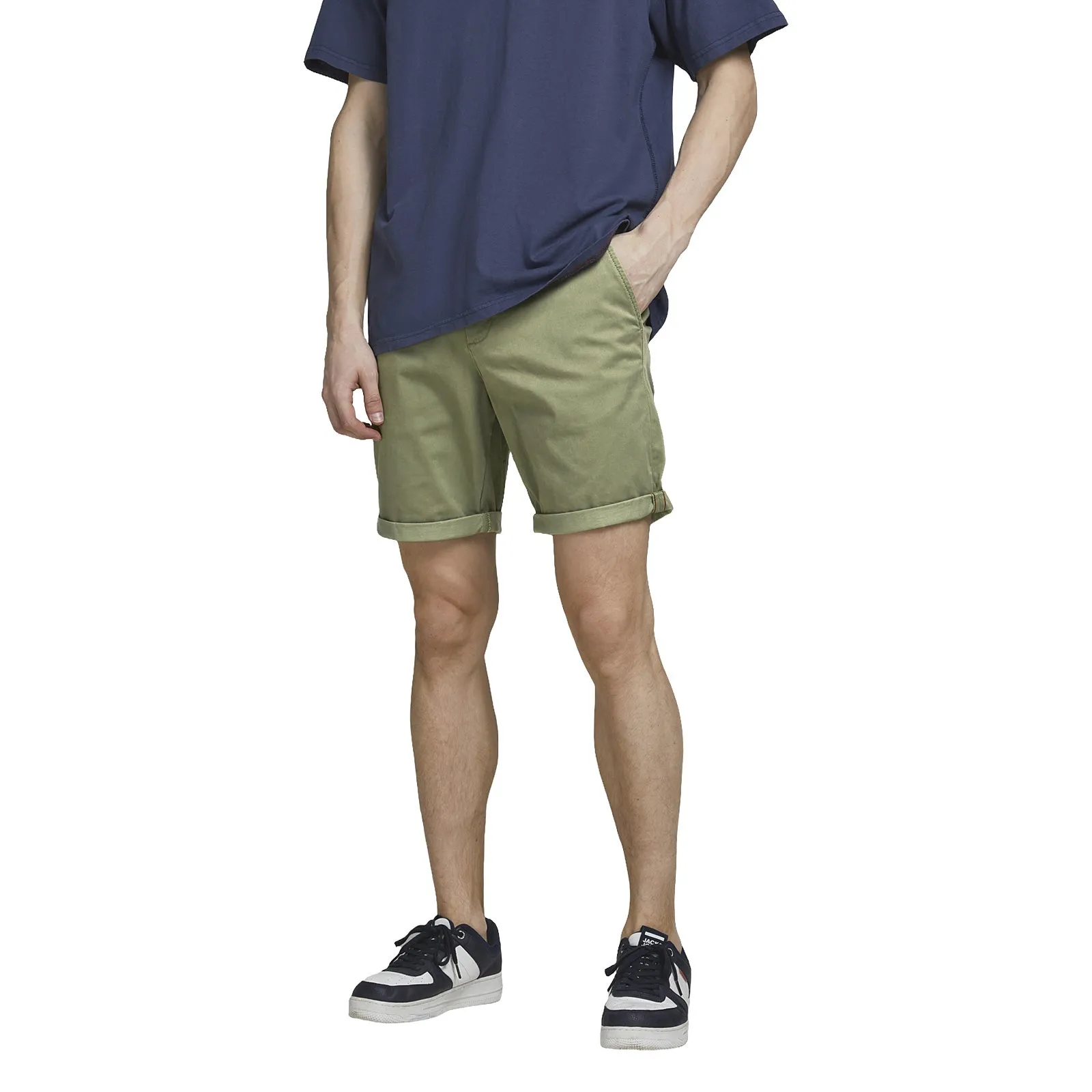 delivery work RipstopMaterial Jack & Jones Mens Bowie Shorts Solid Chino Shorts