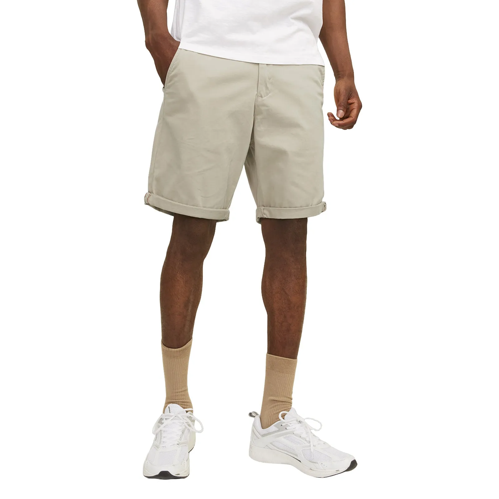Summer Ready Jack & Jones Mens Bowie Shorts Solid Chino Shorts