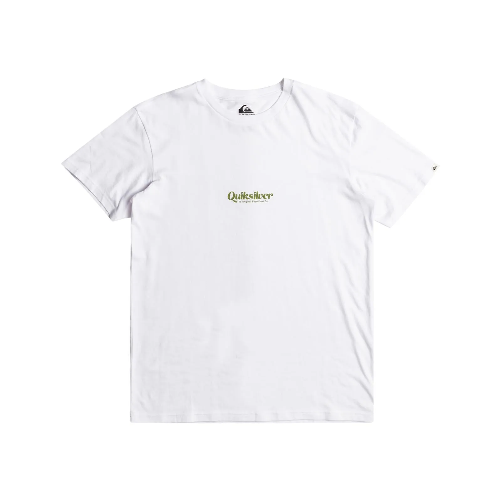 Soft Knit UniversalFit Quiksilver Mens QS Simple Lettering Graphic T-Shirt