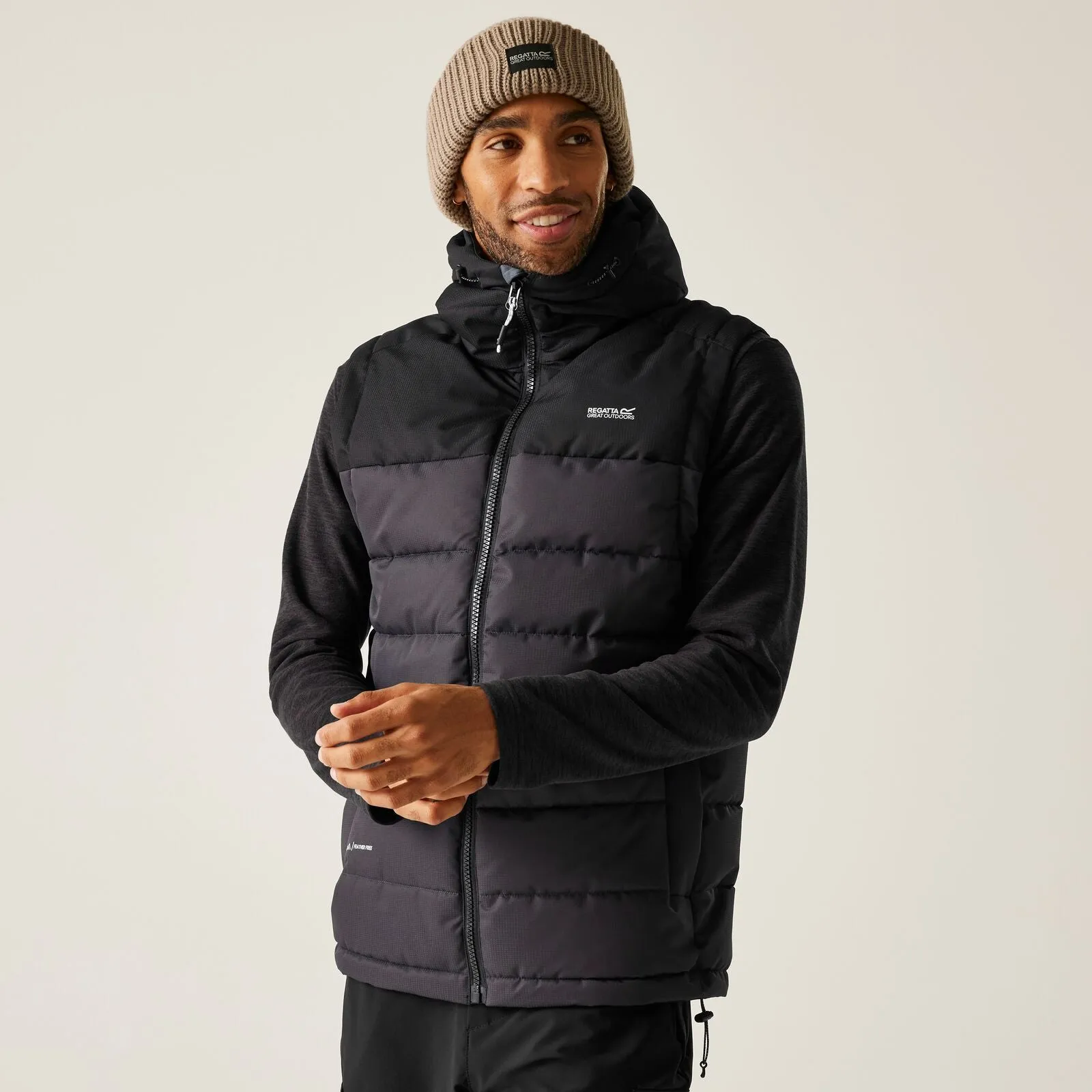 Water Resistant Shell Regatta Mens Aldthorn Hooded Padded Gilet