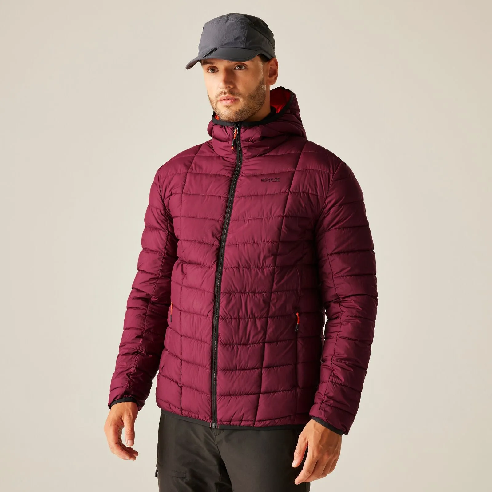 Structured Casual Fit Regatta Mens Asper Water Repellent Hooded Padded Jacket