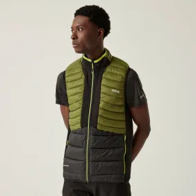 Hooded Attachment Regatta Mens Leedre Hybrid Padded Gilet