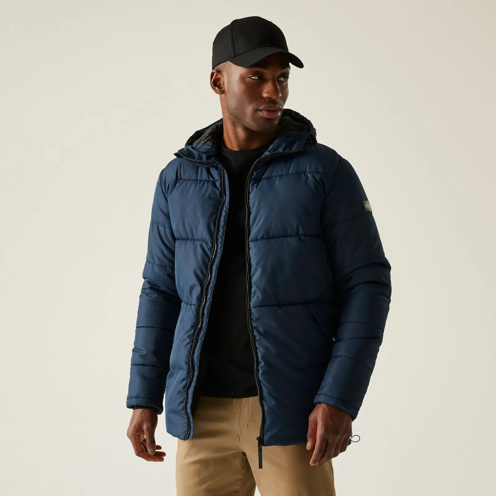 Regatta Mens Marshgrave Padded Jacket Quick Pull Zipper