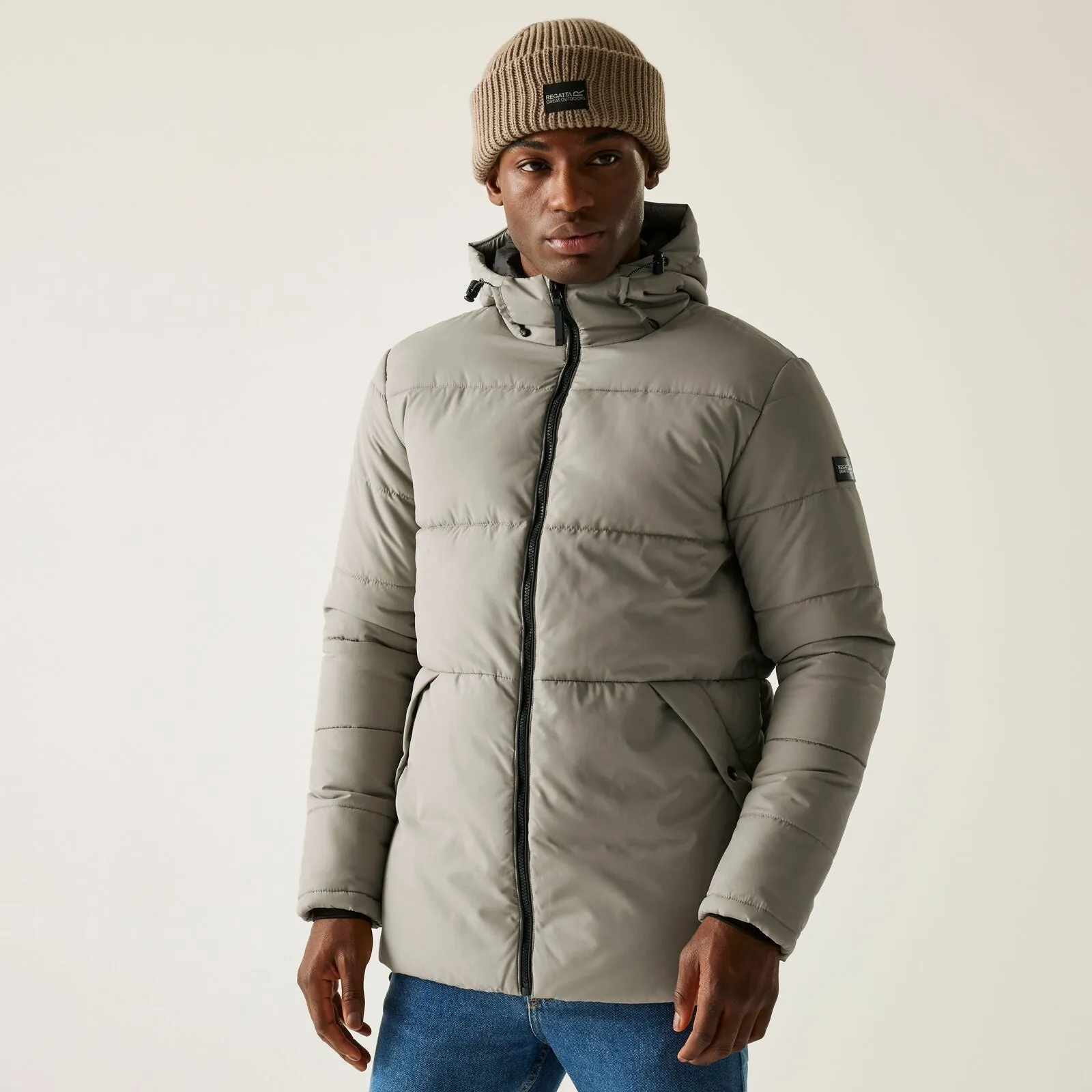 ripstop fabric Regatta Mens Marshgrave Padded Jacket