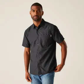 Regatta Mens Mindano IX Short Sleeve Shirt Year-Round Wear Elegant Finish