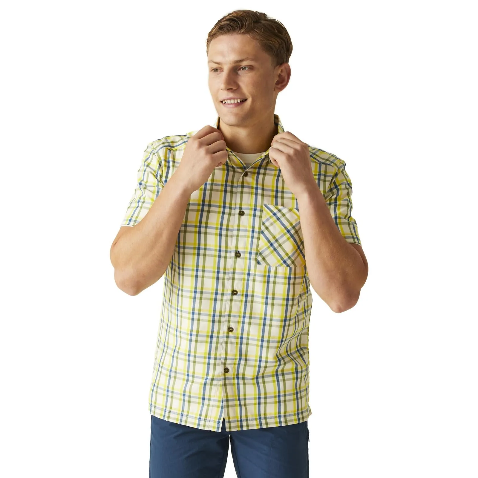 Regatta Mens Mindano VIII Short Sleeve Shirt Cooling Core Technology Unique Design