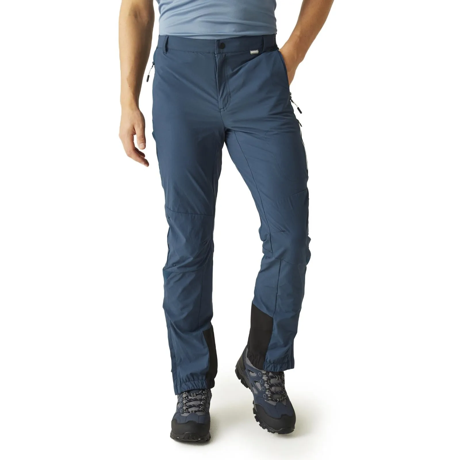 Gusseted Crotch Regatta Mens Mountain III Walking Trousers