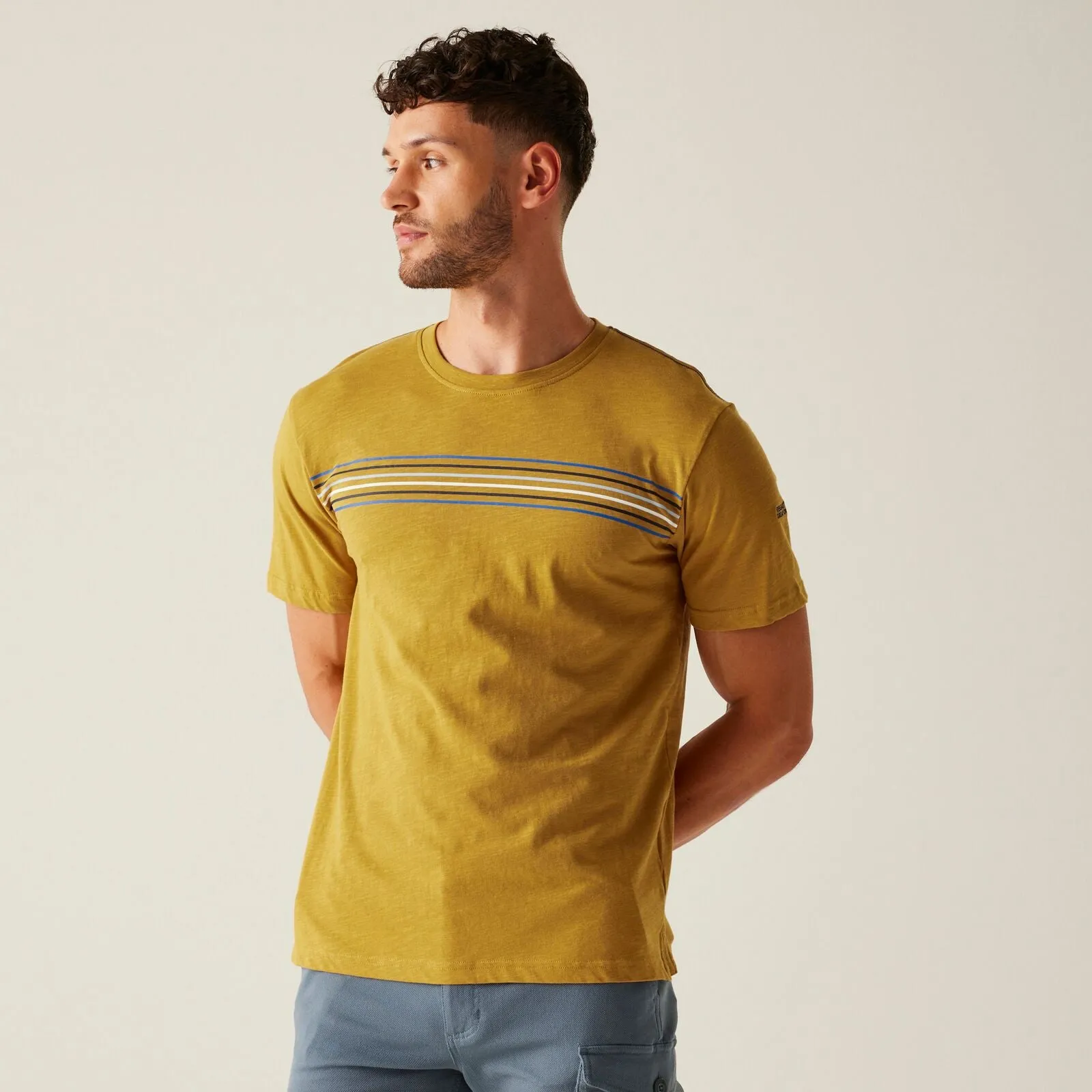 Sleeveless Tee Snag Free Fabric Regatta Mens Ravia Short Sleeve T-Shirt