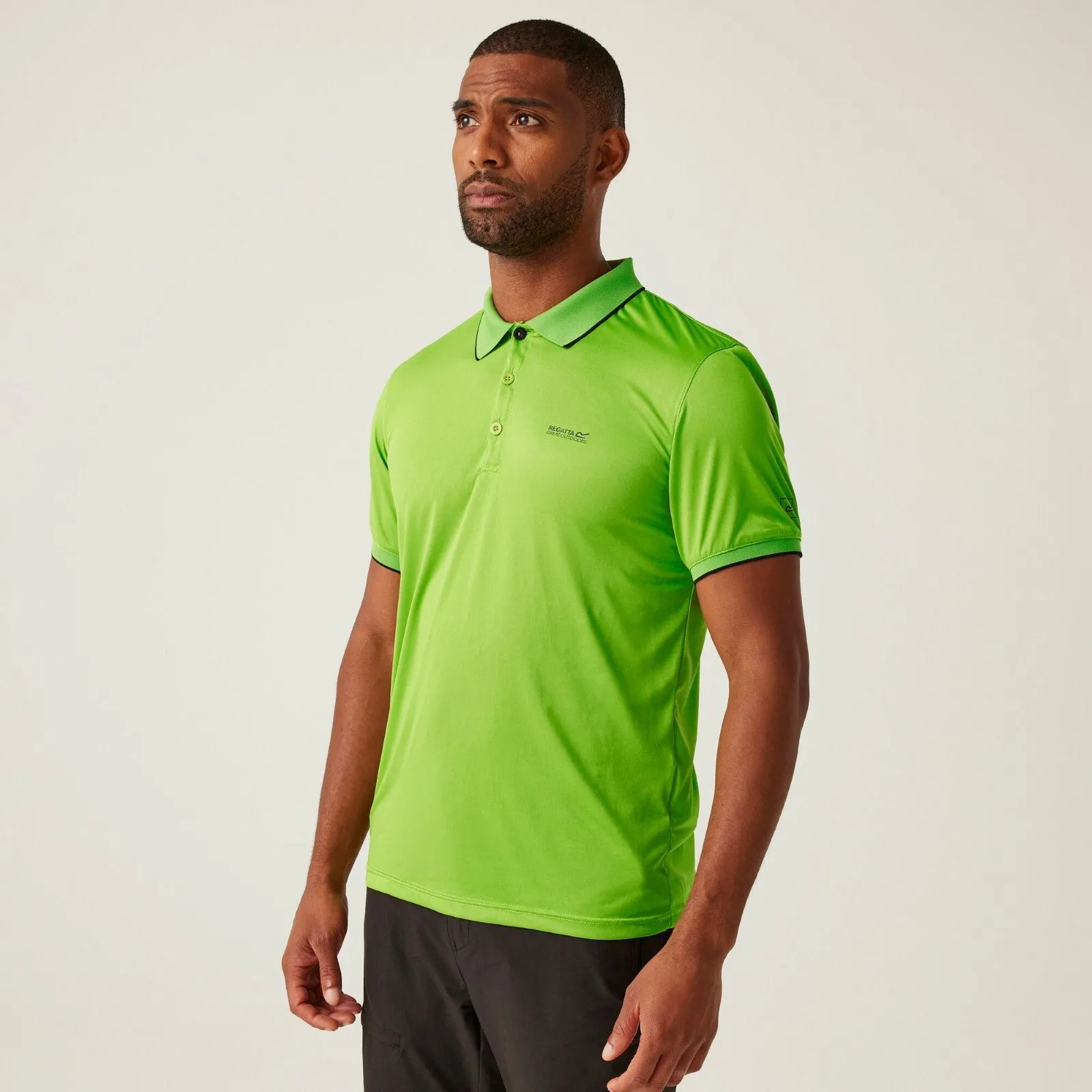 Regatta Mens Remex II Jersey Polo Shirt Non Restrictive Cuff Elegant Layer