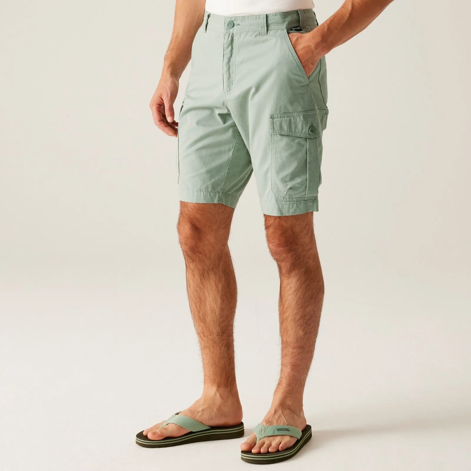 Breathable Stretch Stylish Fit Regatta Mens Ruwan Cargo Shorts