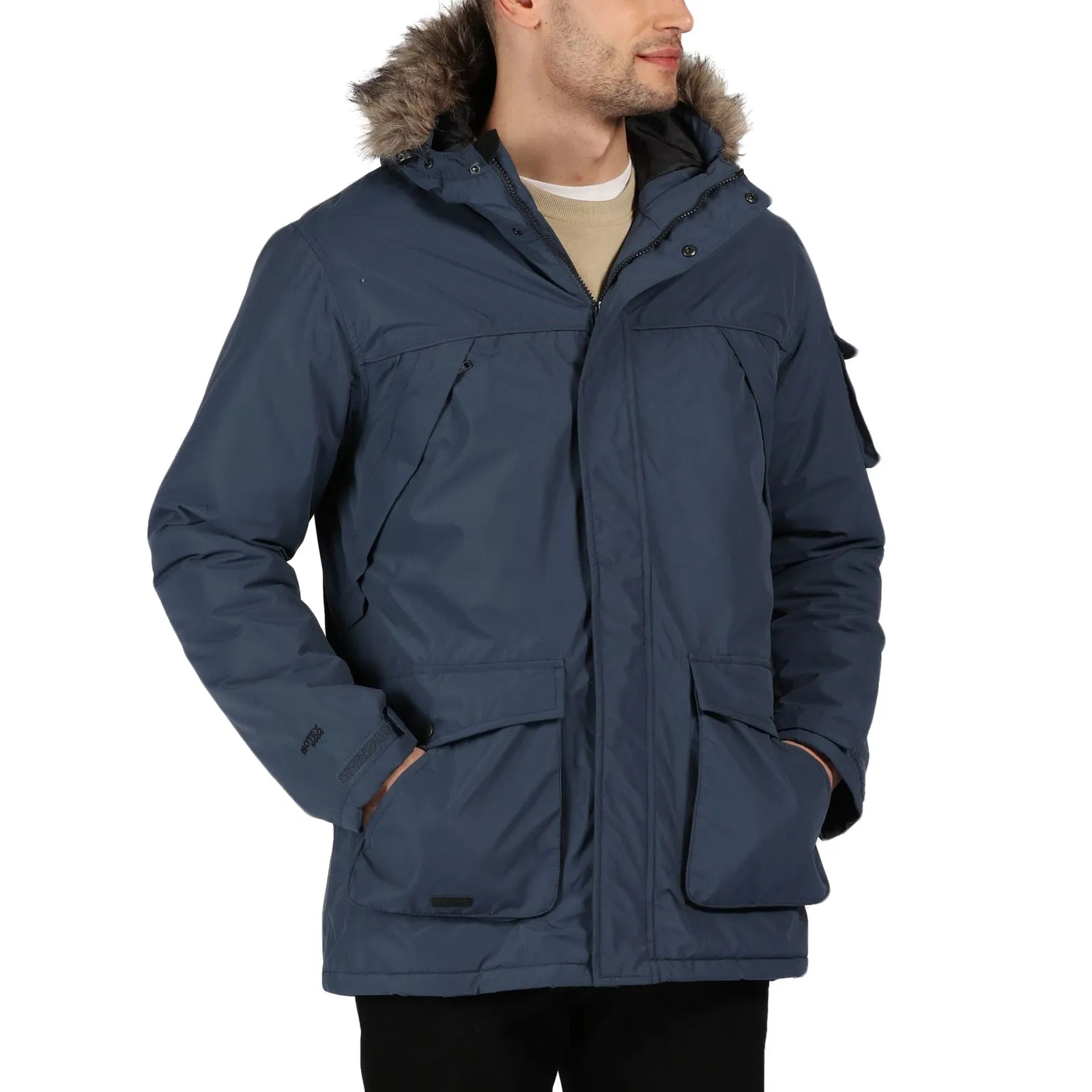 Stowable Hood Regatta Mens Salinger II Waterproof Parka Jacket