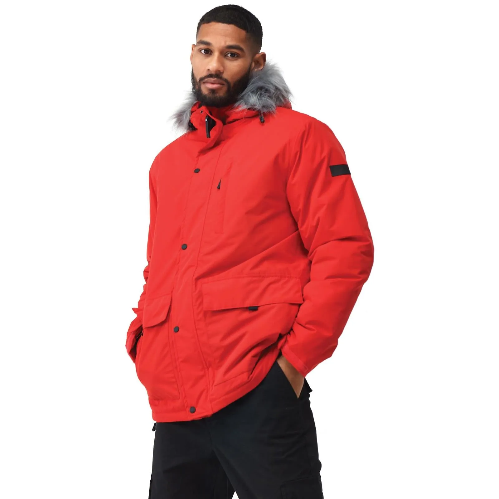 Hypoallergenic Interior Layer Seamless Technology Regatta Mens Salinger IV Waterproof Parka Jacket