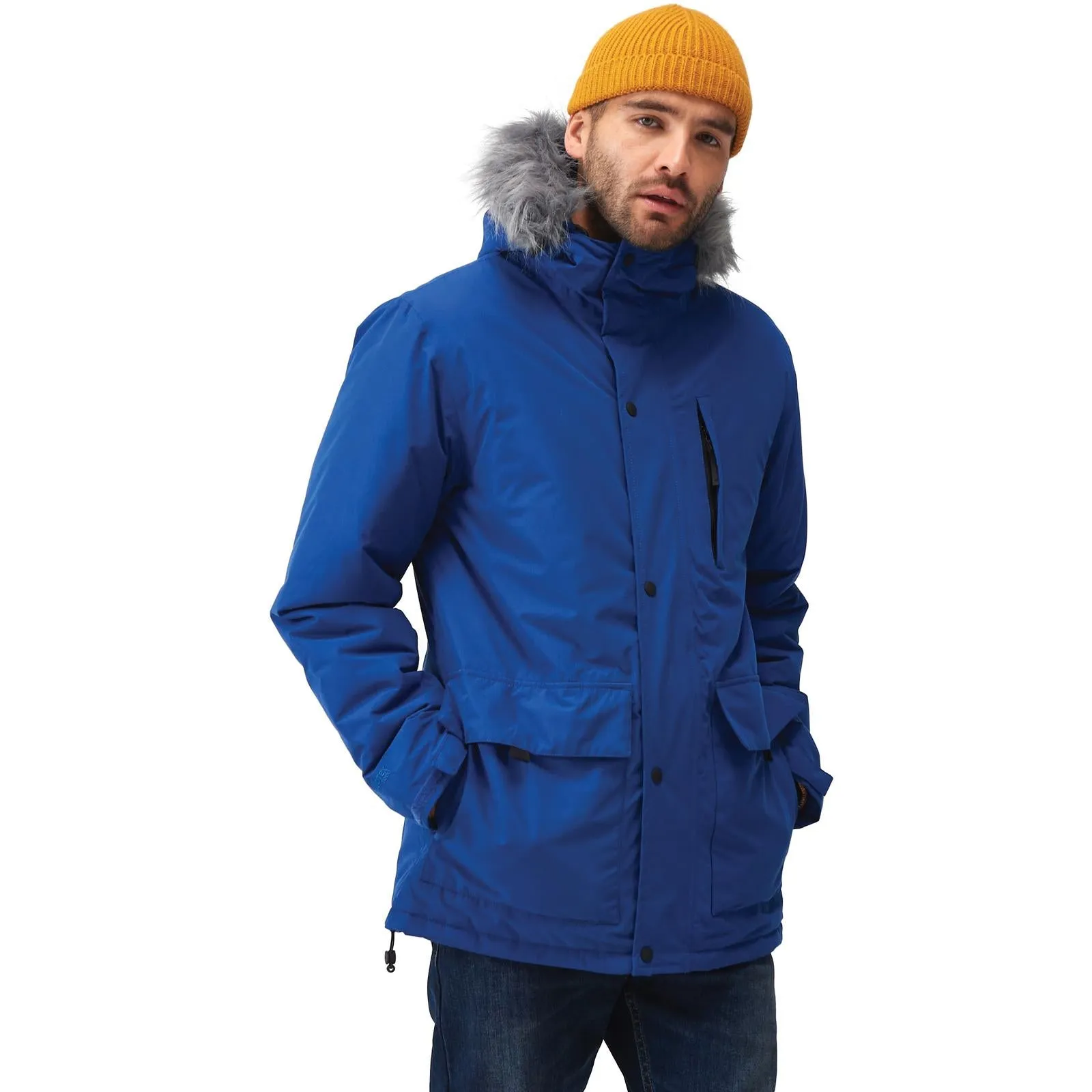 Regatta Mens Salinger IV Waterproof Parka Jacket Polarized Sun Protection Commuter Friendly Look