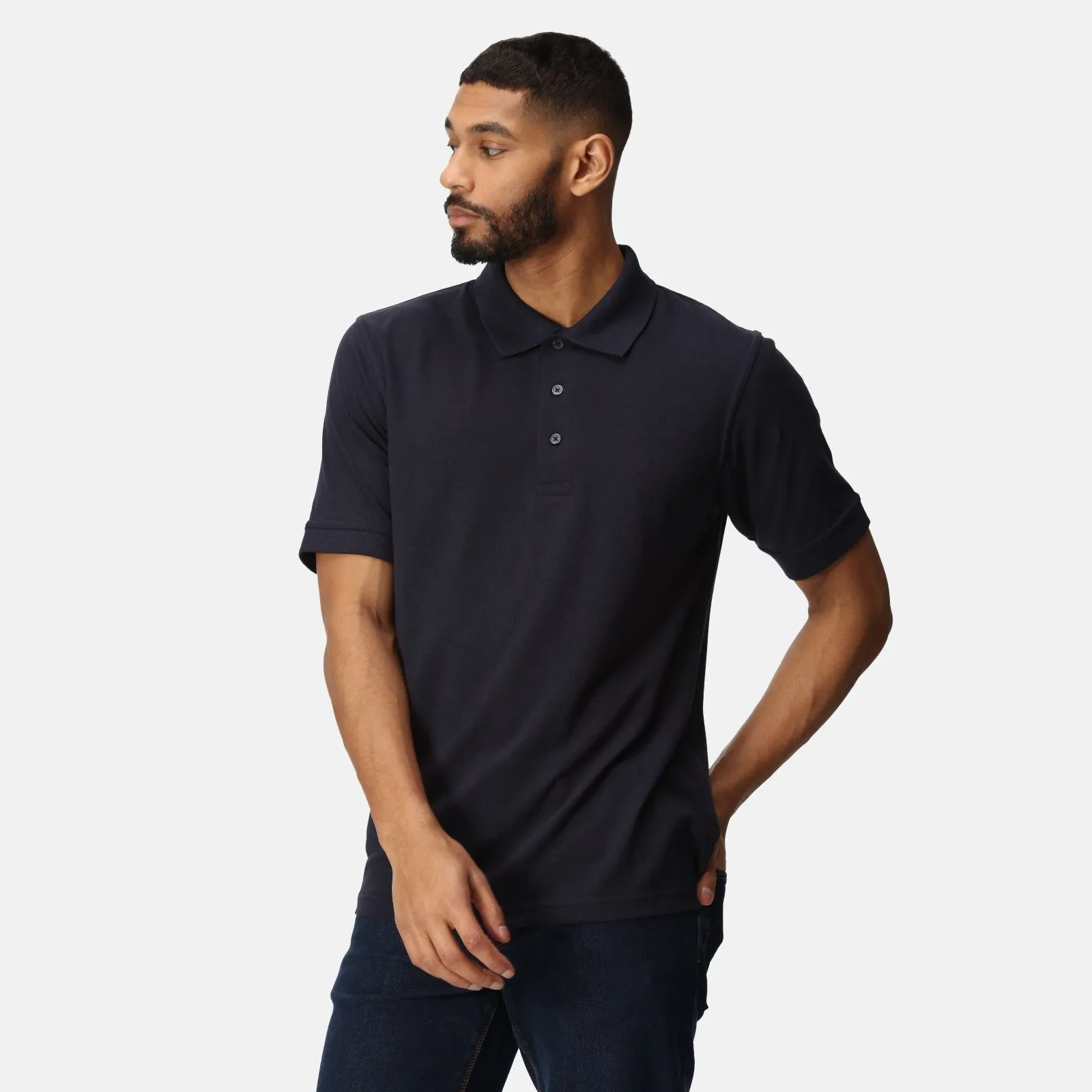 Regatta Professional Mens Classic 65/35 Short Sleeve Polo Shirt Trendy Design Functional Wear