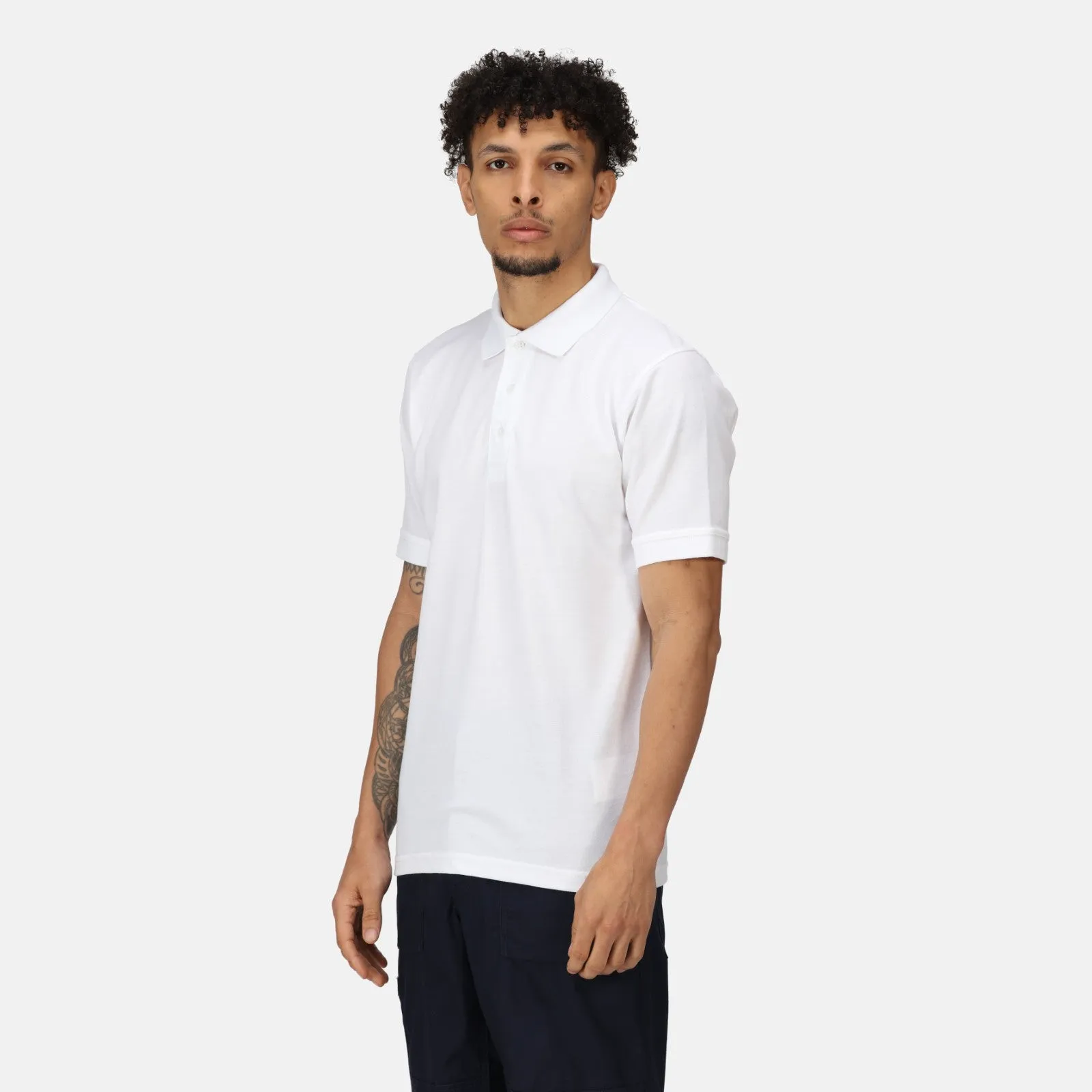Simple Fit Comfortable Layer Regatta Professional Mens Classic 65/35 Short Sleeve Polo Shirt