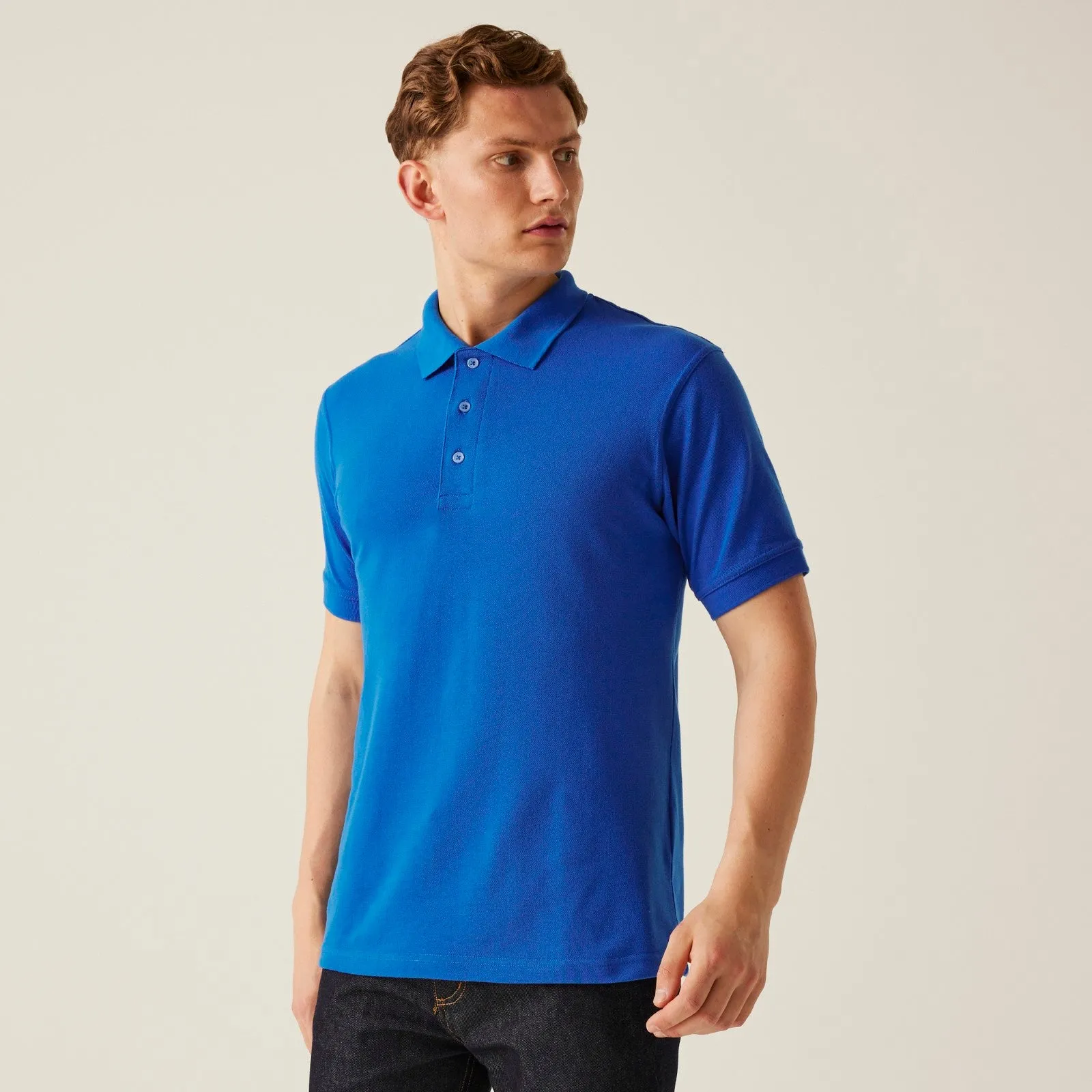 Regatta Professional Mens Classic 65/35 Short Sleeve Polo Shirt AntiPilling Technology Breathable Stretch