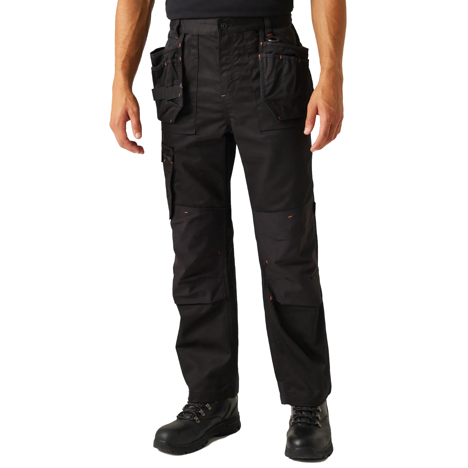 Regatta Professional Mens Incursion Holster Work Trousers Flexible Knee Articulation Stretch Fit Wear