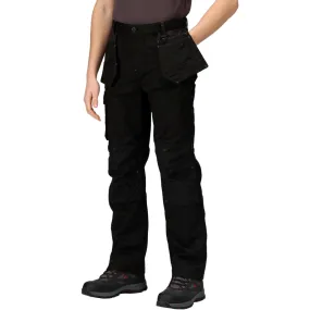 Quick Move Wrinklefree Regatta Professional Mens Incursion Holster Workwear Trousers - Black
