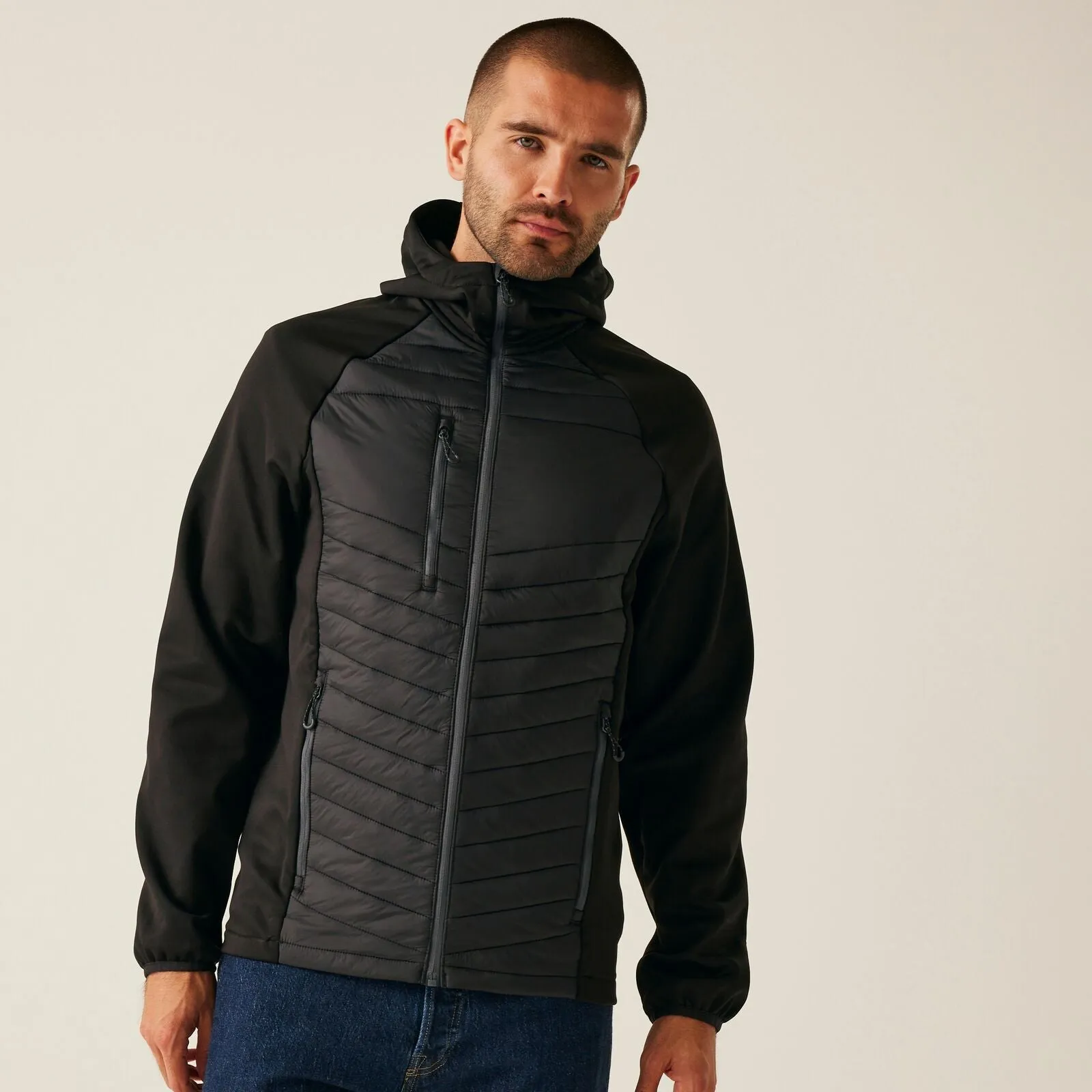 Adjustable Cuff System Sleek Casual Regatta Professional Mens Navigate Padded Jacket