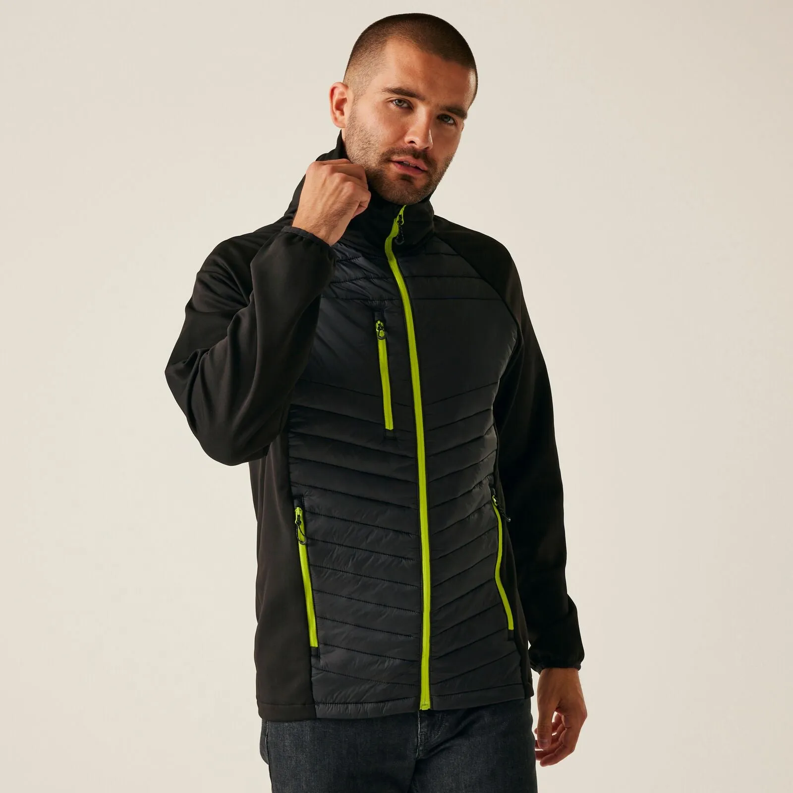 Eco Friendly Production waterproof construction Regatta Professional Mens Navigate Padded Jacket