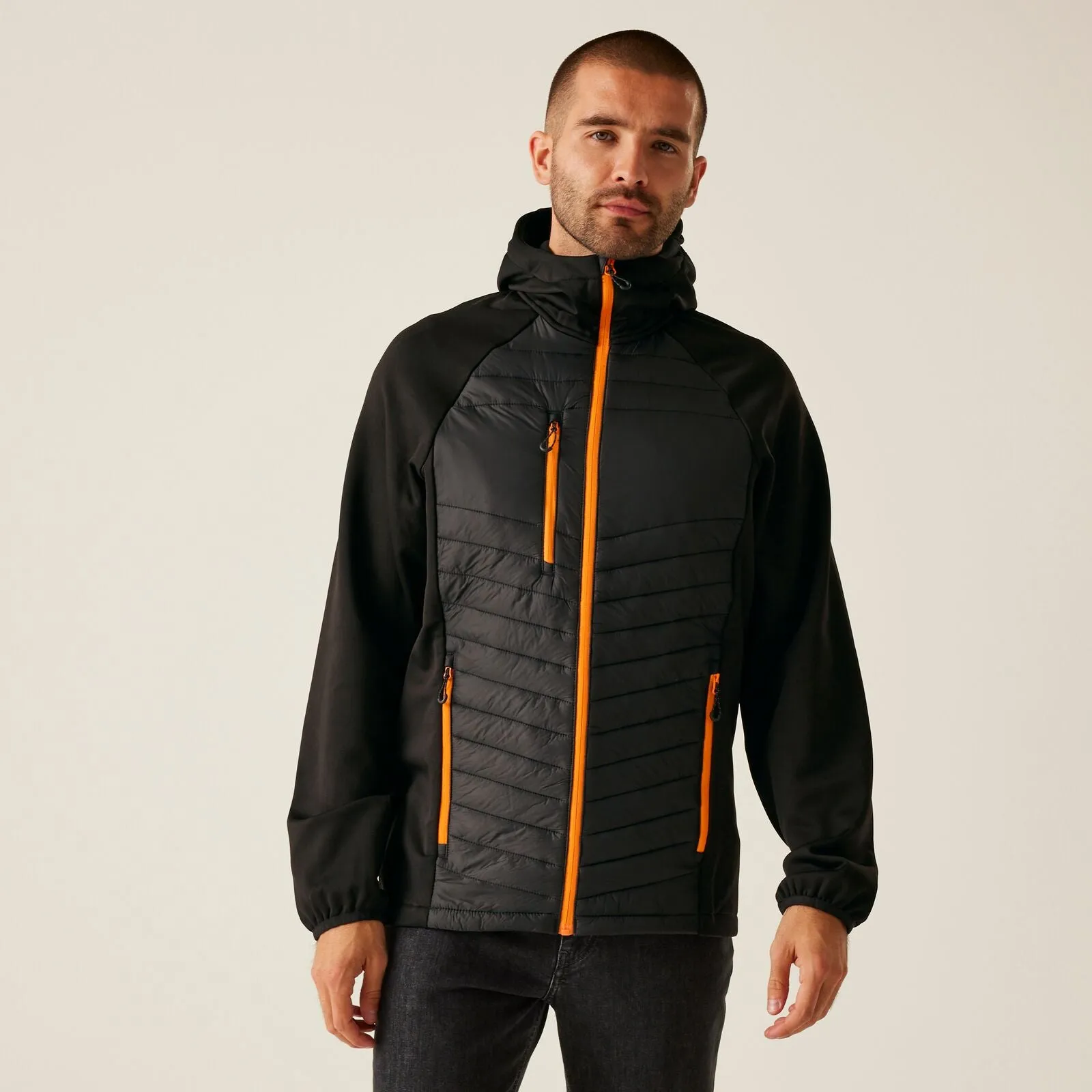 Regatta Professional Mens Navigate Padded Jacket Noise Reduction Design