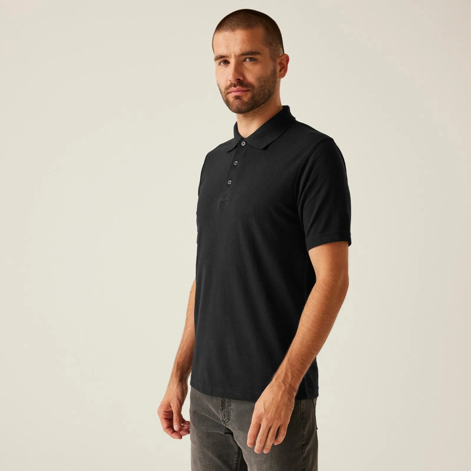 Regatta Professional Mens Pro 65/35 Short Sleeve Polo Shirt AntiStatic Fabric Treatment Team Uniform