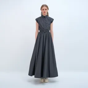 All Day Fit Flare Maxi Skirt