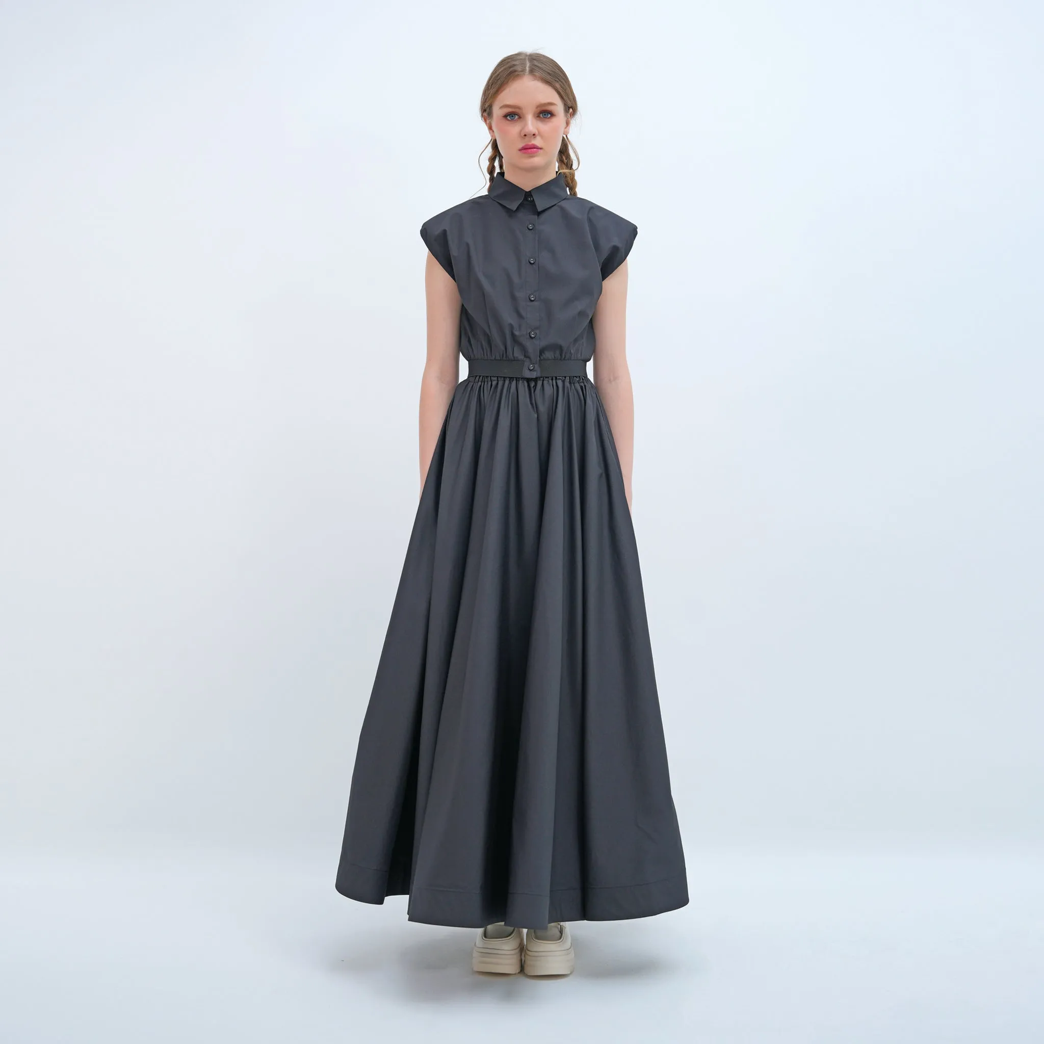 All Day Fit Flare Maxi Skirt