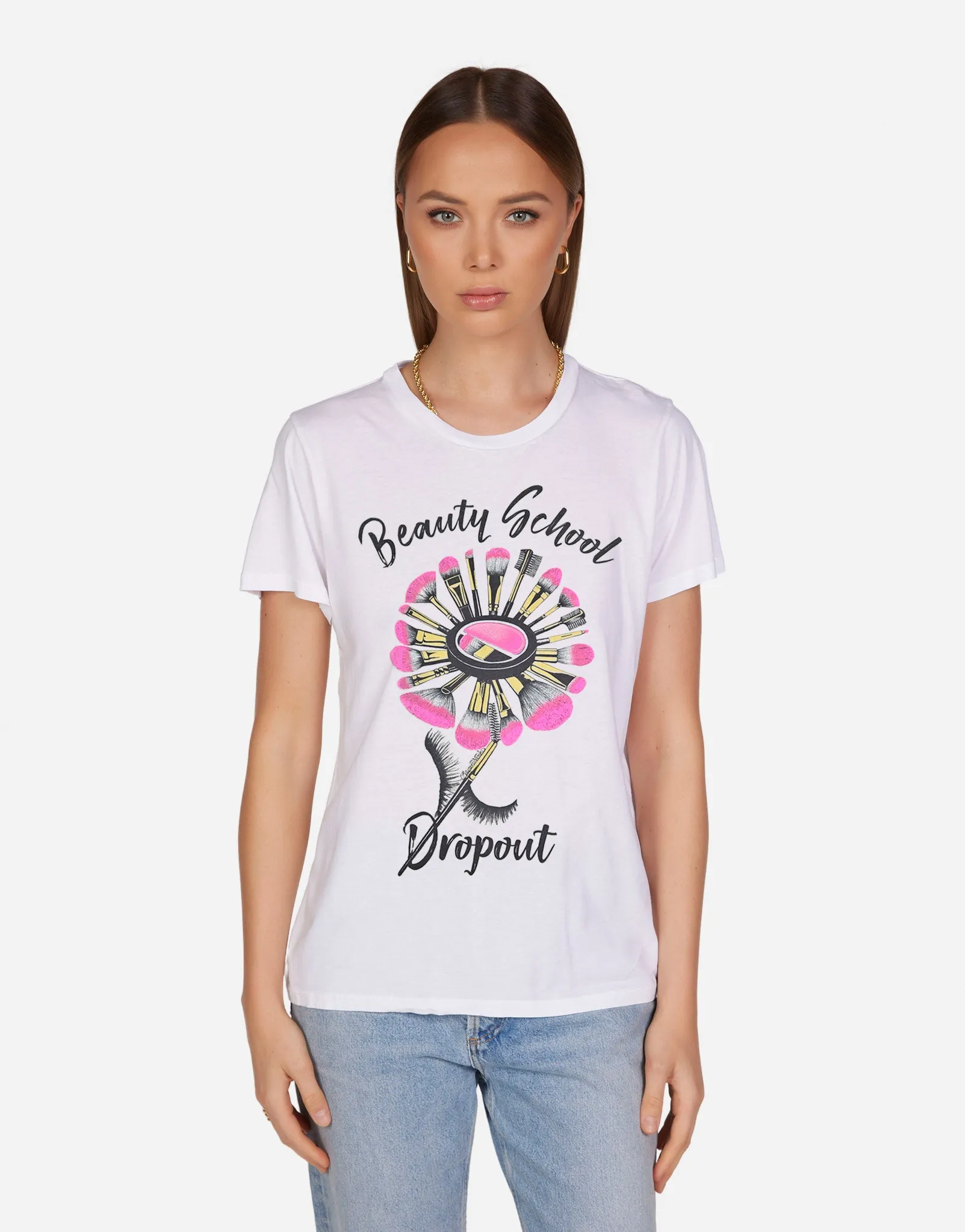 Fade Resistant Print Wolf Beauty School Drop Out