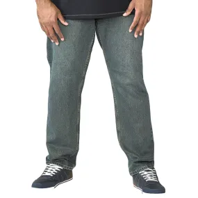Evening Stroll Stretch Breathable D555 Rockford Mens Comfort Fit Big & Tall Kingsize Jeans - Denim