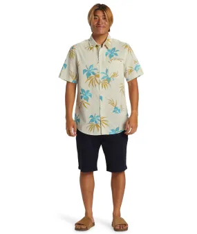 Subtle design Quiksilver Mens Apero Classic Hawaiian Short Sleeve Shirt