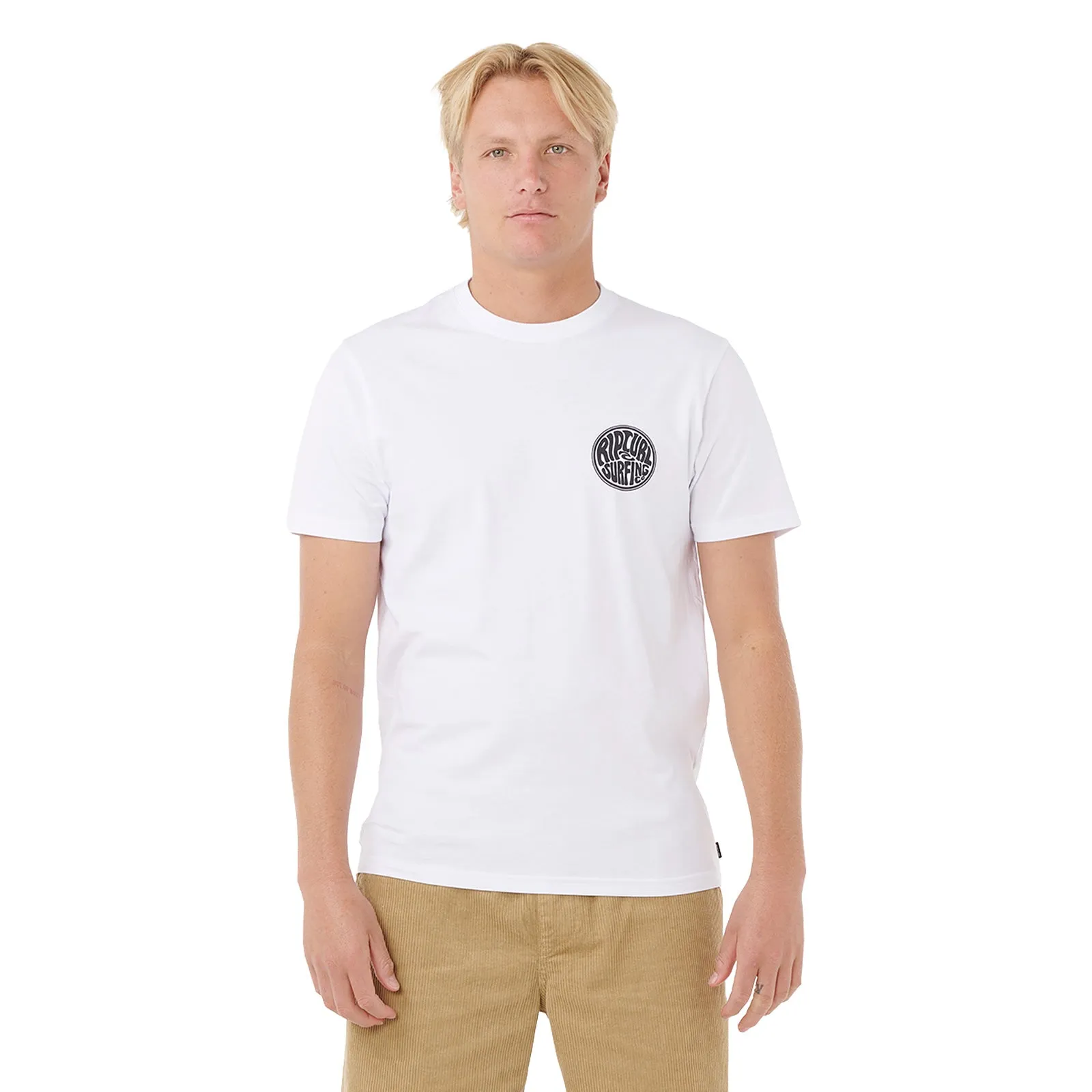 Ergonomic Shoulder Shape UVProtectionCoating Rip Curl Mens Drifter Short Sleeve T-Shirt