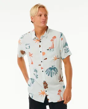 Weekend Vibes Double Needle Hemming Rip Curl Mens Party Pack Short Sleeve Shirt