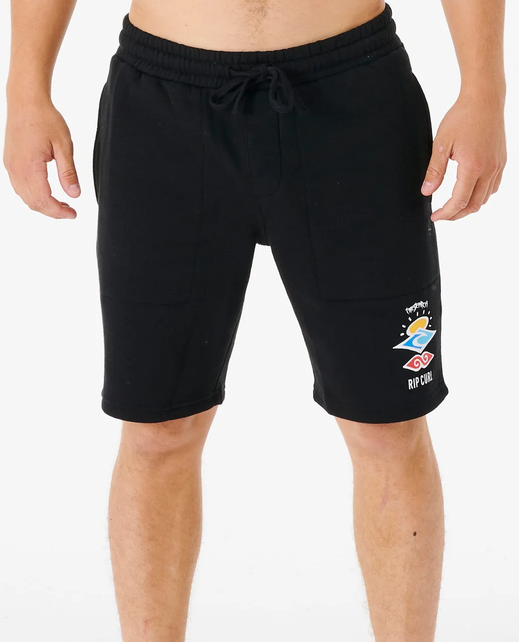 Travel Wear Rip Curl Mens Search Icon Sweatshorts