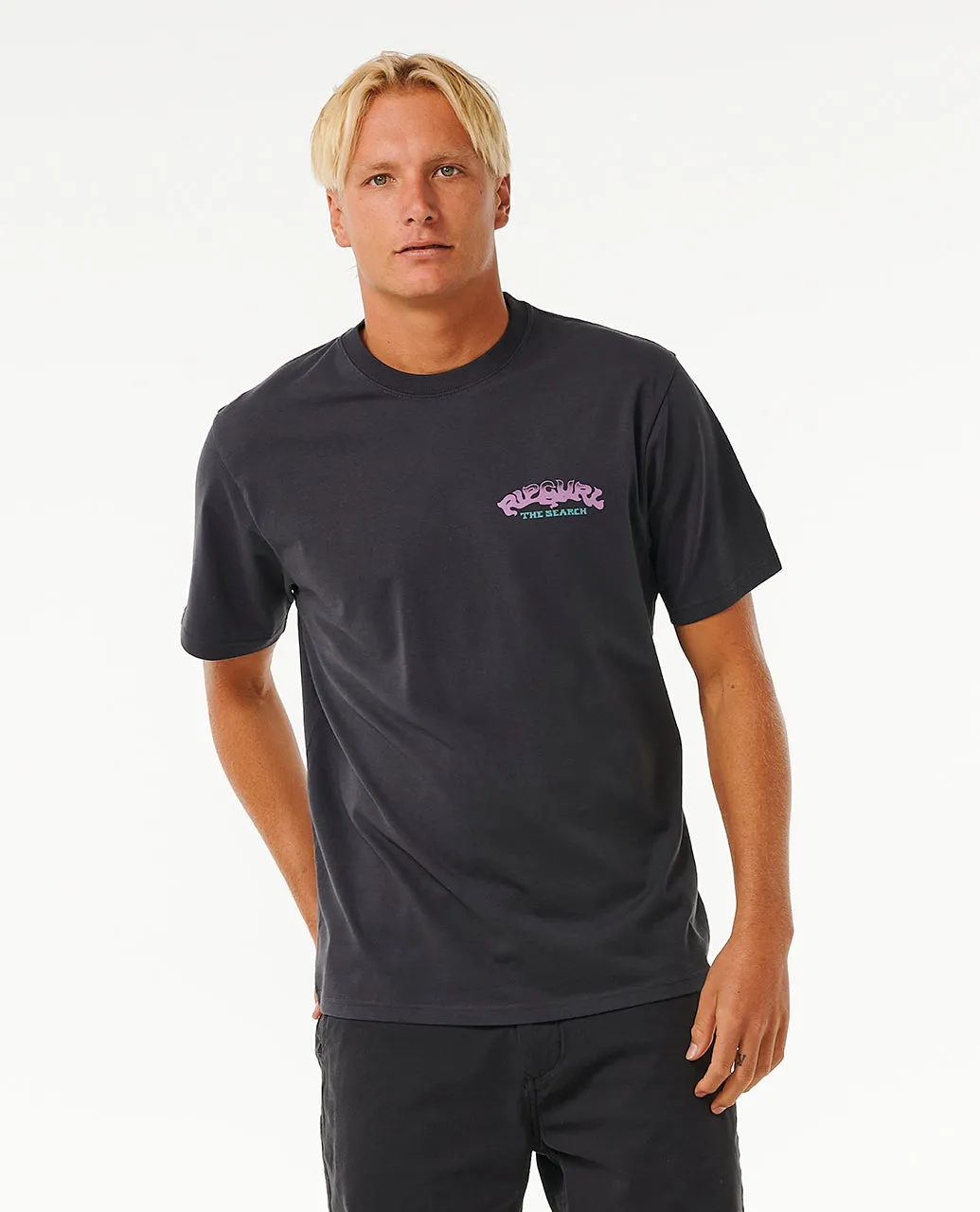 ConvertibleCollar Rip Curl Mens Sphinx Cotton Crew Neck Short Sleeve T-Shirt