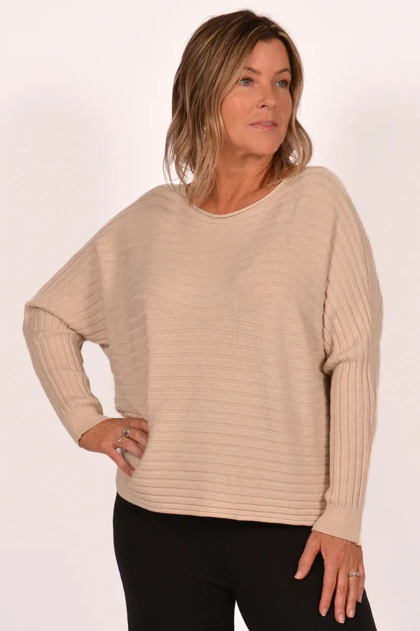 Ripple Sweater Cozy Look Oversized Fit