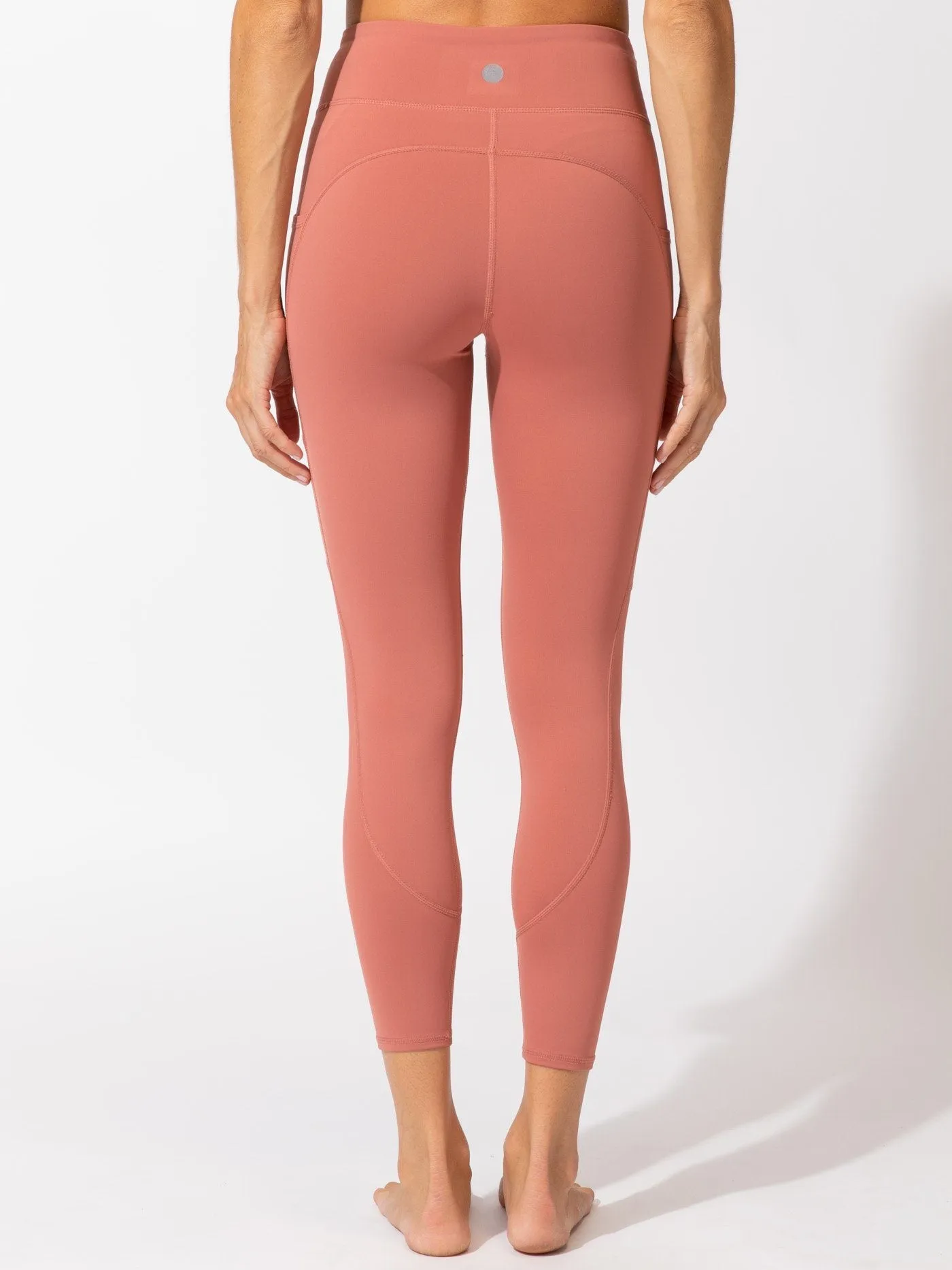 Fade Resistant Budget Friendly Rita Pocket High Rise 7/8 Sport Legging 24"